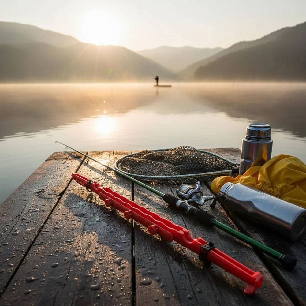 Fishing Rod Combo - Mulinello da Pesca in Plastica Portatile