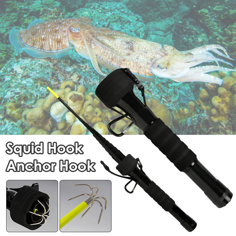 Fishing Rod Telescopic - 4/3M telescopico calamari Gaff gancio di